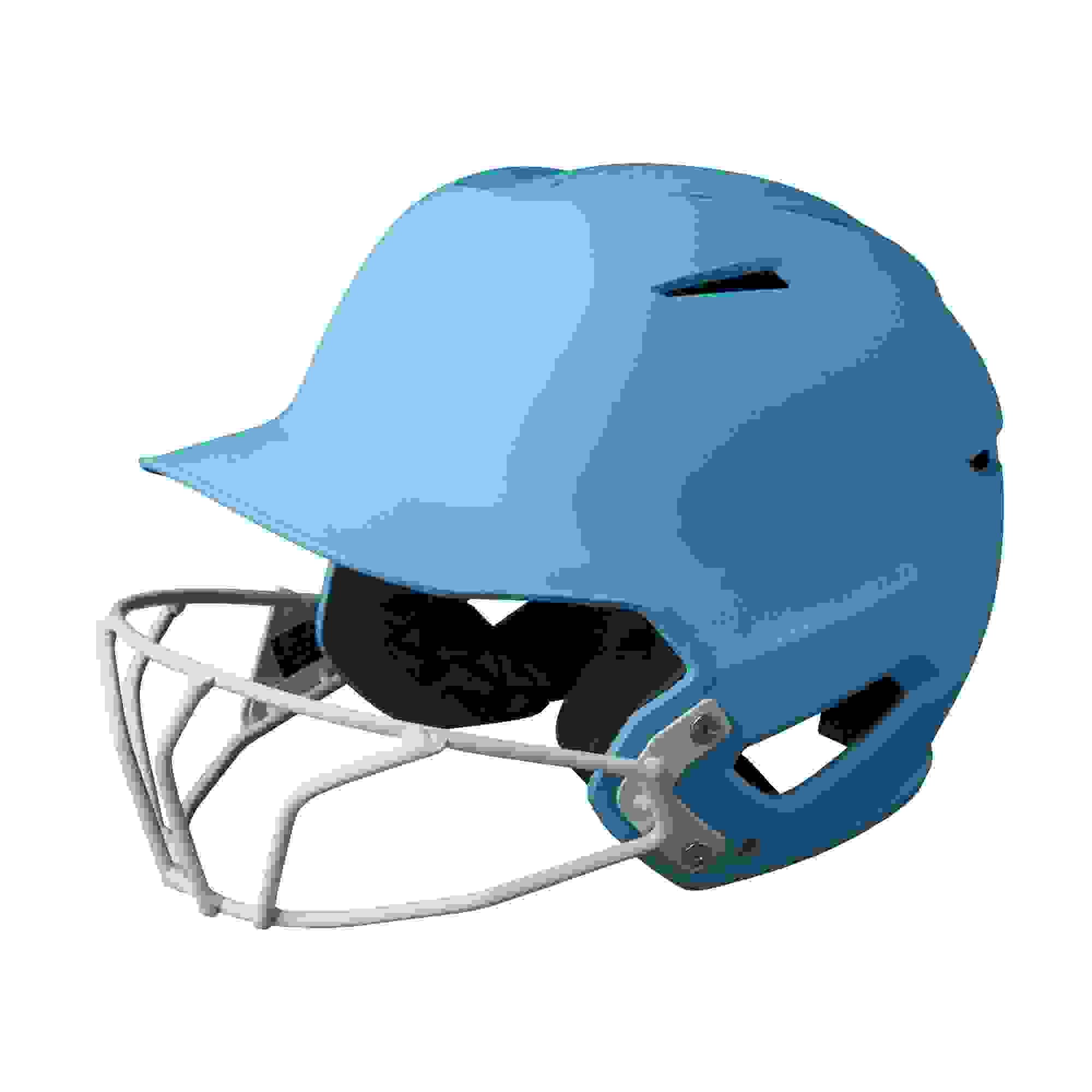 EvoShield XVT 2.0 Matte Light Blue Batting Helmet w/ Facemask
